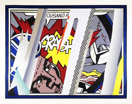 Литография Lichtenstein - Reflections on Crash from Reflections Series