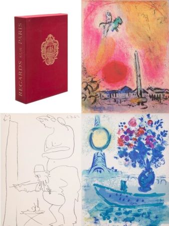 Иллюстрированная Книга Chagall - Regards sur Paris