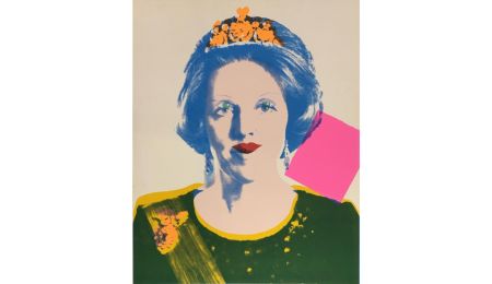 Сериграфия Warhol - Reigning Queens: Queen Beatrix of the Netherlands