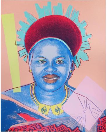 Сериграфия Warhol - Reigning Queens: Queen Ntombi Twala of Swaziland