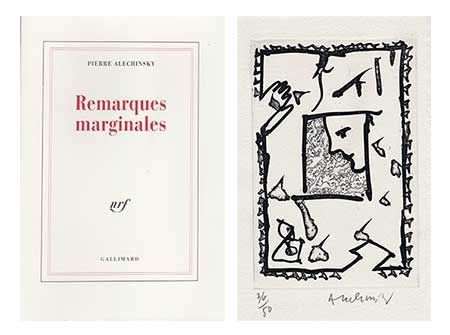 Иллюстрированная Книга Alechinsky - Remarques marginales