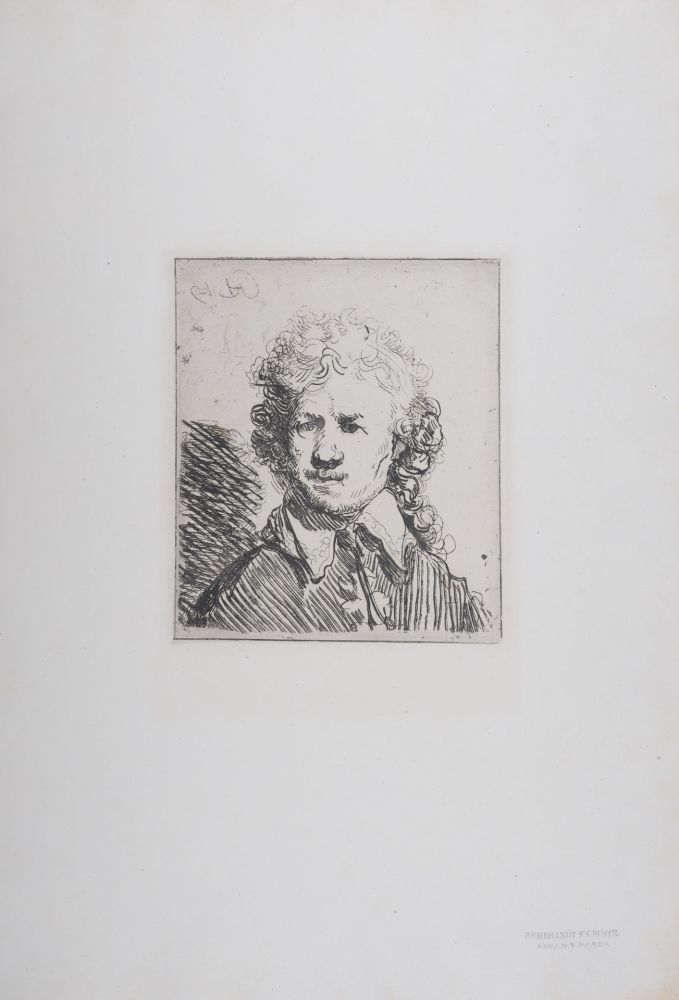 Фототипия Rembrandt - Rembrandt en buste