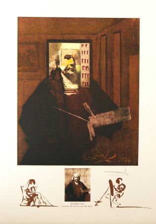 Литография Dali - 	Rembrandt 