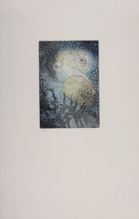 Гравюра Ernst - Rencontre en forêt, 1965 - Hand-signed