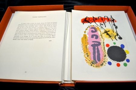 Иллюстрированная Книга Miró - René CHAR - Le monde de l'art n'est pas le monde du pardon,1974-Illustre par Picasso, Miro, Brauner, Giacometti...