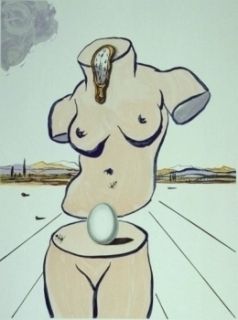 Литография Dali - Retrospective II : The Birth of Venus (Torso)