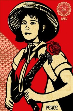 Сериграфия Fairey - Revolution Woman