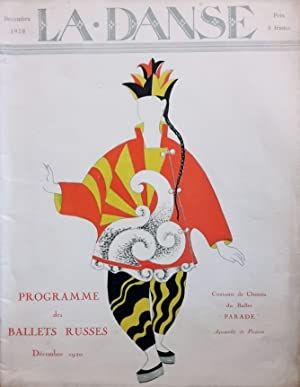 Иллюстрированная Книга Picasso - Revue LA DANSE. Programme des Ballets Russes.