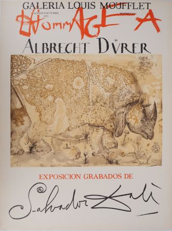 Иллюстрированная Книга Dali - Rhinocéros : Hommage à Albrecht Dürer