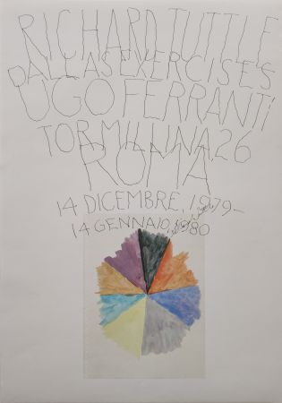 Гашение Tuttle - Richard Tuttle. Dallas Exercises. Ugo Ferranti. Tor Millina 26. Roma. 14 Dicembre,  1979-14 Gennaio, 1980