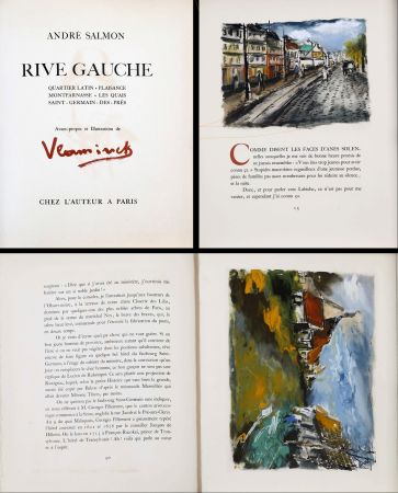 Иллюстрированная Книга Vlaminck - RIVE GAUCHE. 15 compositions gravées et coloriées (1951)