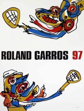 Сериграфия Saura - Roland Garros 97