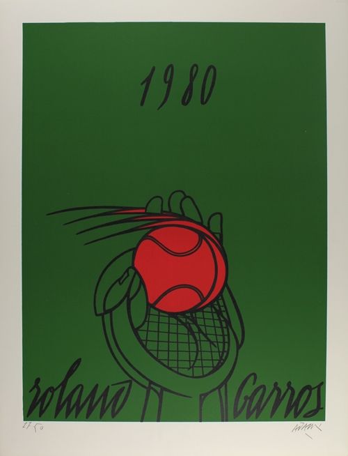 Литография Adami - Roland Garros (vert)