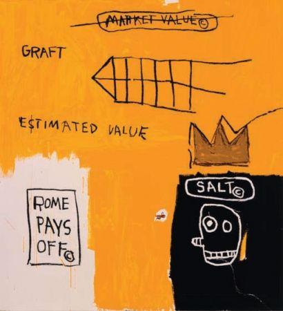 Сериграфия Basquiat - Rome Pays Off