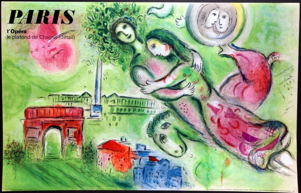 Литография Chagall - Romeo et Juliette – Opera Paris
