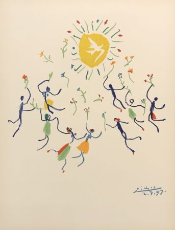 Литография Picasso - Ronde de la jeunesse (Youth Circle)