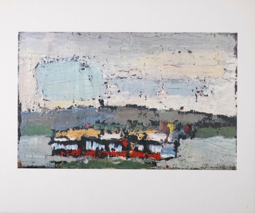 Гашение De Stael - Rosny, bateau sur la Seine, 1960.