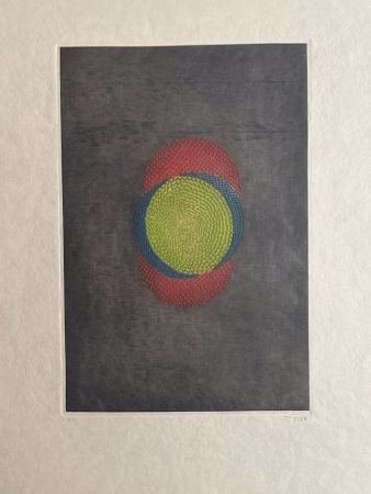 Гравюра Piza - Rouge bleu vert 