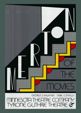 Сериграфия Lichtenstein - Roy Lichtenstein: 'Merton Of The Movies' 1968 Silverfoil-serigraph