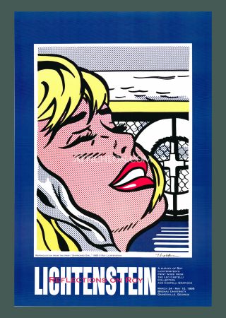 Литография Lichtenstein - Roy Lichtenstein: 'Reflections on Roy' 1995 Offset-lithograph