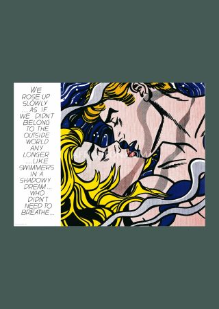 Литография Lichtenstein - Roy Lichtenstein: 'We Rose Up Slowly' 1969 Offset-lithograph