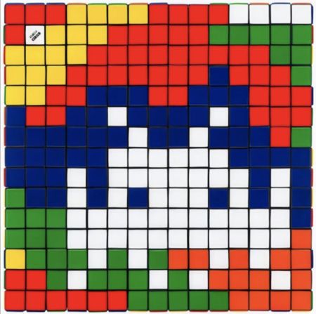 Многоэкземплярное Произведение Invader - Rubik Camouflage NVDR1-2