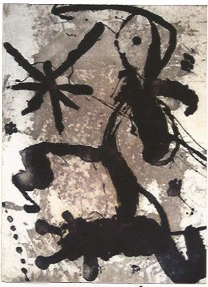 Гравюра Miró - Rupestre 1