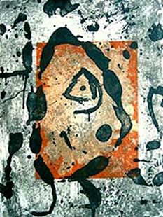 Гравюра Miró - Rupestres