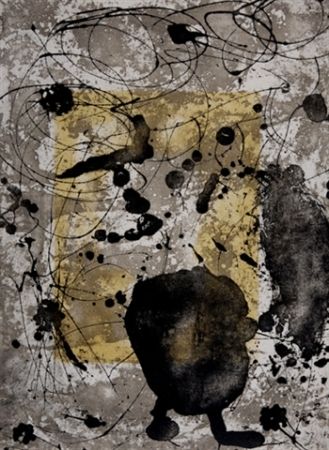 Офорт И Аквитанта Miró - Rupestres 13