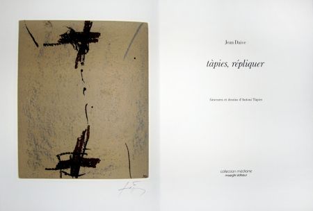Иллюстрированная Книга Tàpies - Répliquer