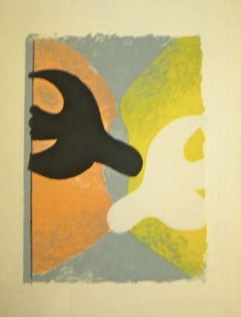Литография Braque - Résurrection de l’oiseau