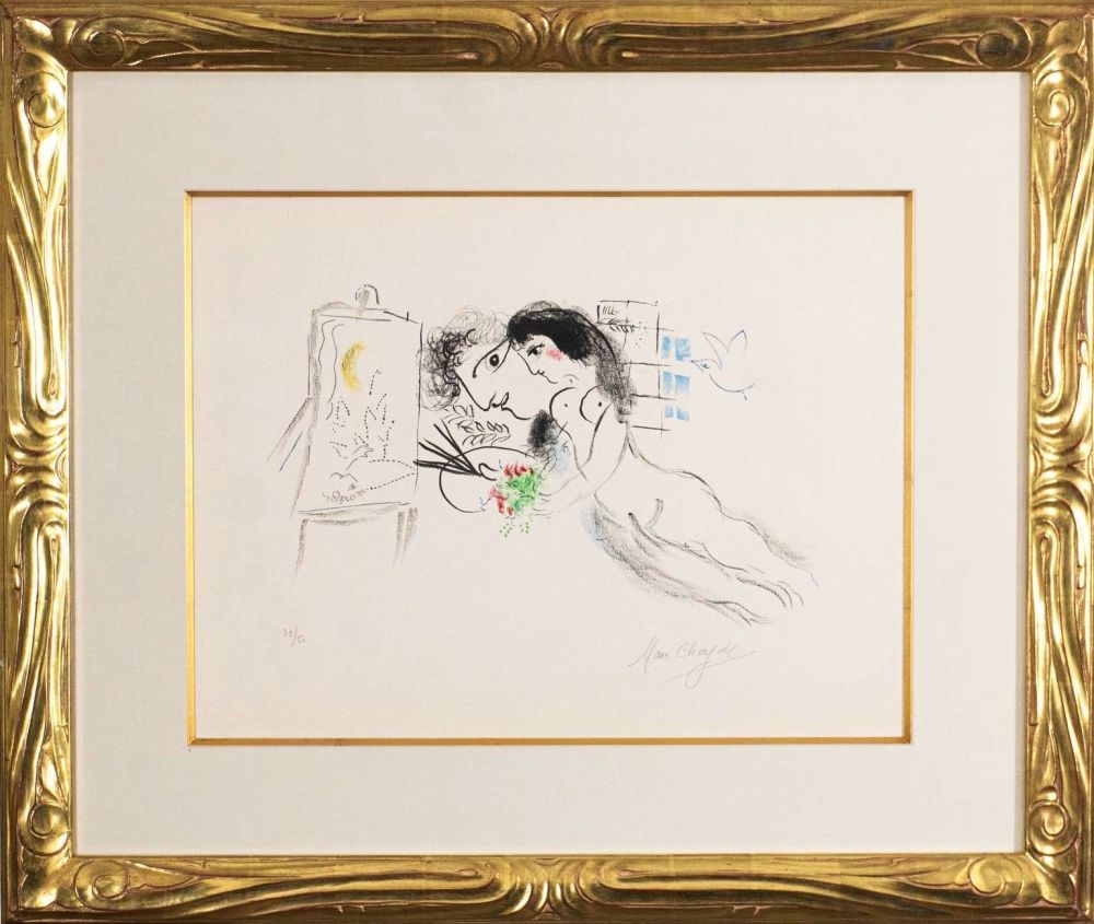 Литография Chagall - Rêve familier (Familiar Dream)