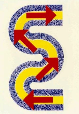 Литография Sugai - S (Flèches rouges)