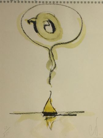 Литография Oldenburg - Sailboat Thinking of Q