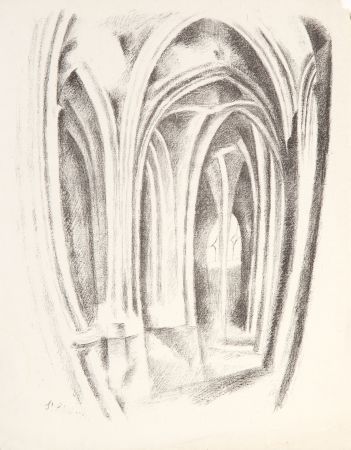 Литография Delaunay - Saint-Severin