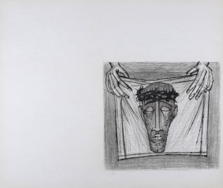 Офорт И Аквитанта Buffet - Sainte Face, La Passion du Christ
