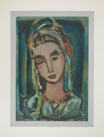 Литография Rouault - Sainte Marthe, c