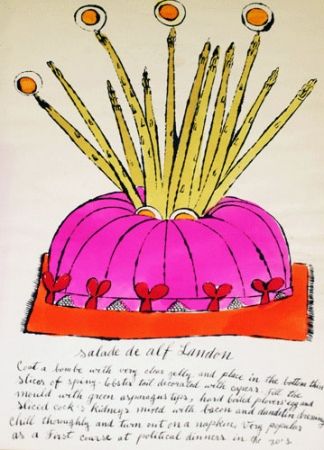 Литография Warhol - Salade de Alf Landon