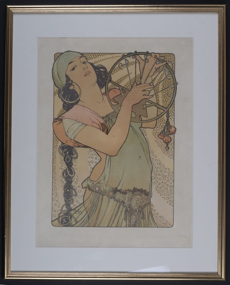Литография Mucha - Salome, C. 1897 - Framed