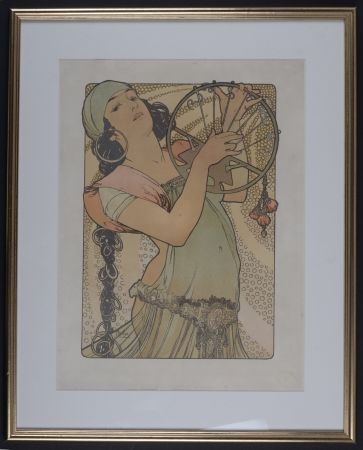 Литография Mucha - Salome, C. 1897 - Framed