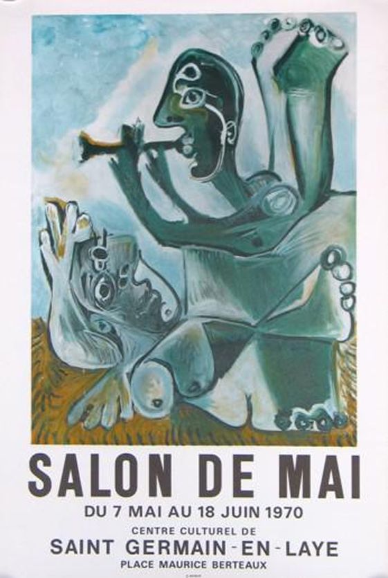 Литография Picasso - '' Salon de Mai ''