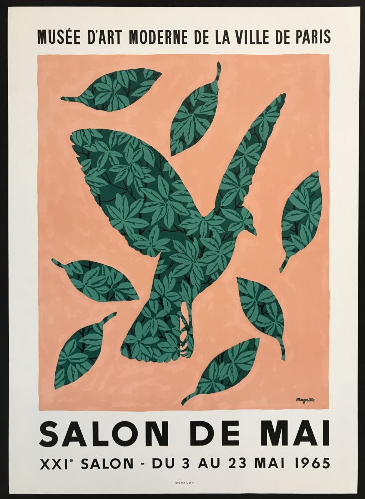 Литография Magritte - Salon de Mai (Musee d'Art Moderne de la Ville de Paris)