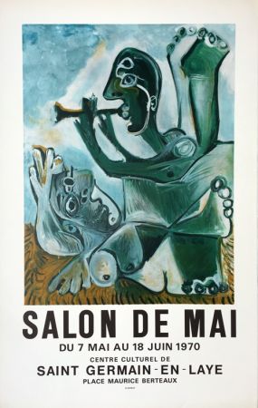 Литография Picasso - Salon de Mai – Saint Germain en Laye