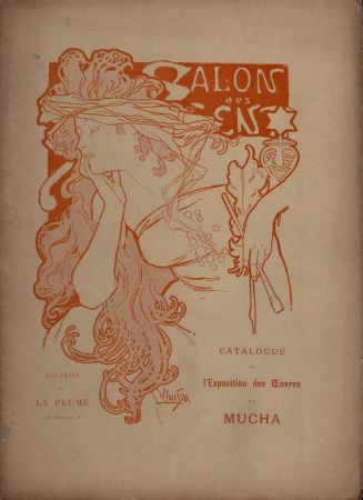 Иллюстрированная Книга Mucha - Salon des Cent, Exposition de l'œuvre de A. Mucha, 1897