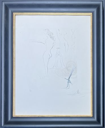 Гравюра Сухой Иглой Dali - Salvador Dalì (1904 - 1989) - Femmes surrèalistes - Drypoint etching on wove paper - 1974