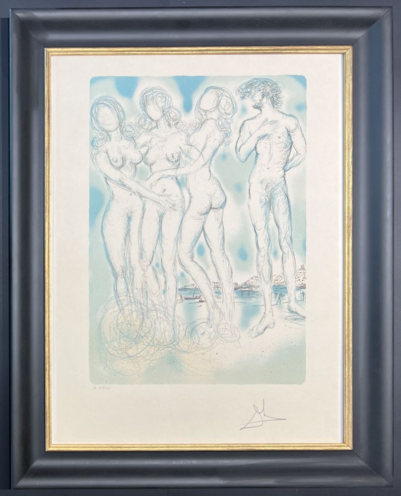 Литография Dali - Salvador Dalí (1904-1989) - Colured lithograph on Arches paper - 1979