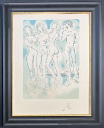 Литография Dali - Salvador Dalí (1904-1989) - Colured lithograph on Arches paper - 1979