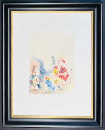 Гравюра Dali - Salvador Dalí (1904-1989) - Seven-colour aquatint etching on paper - 1974
