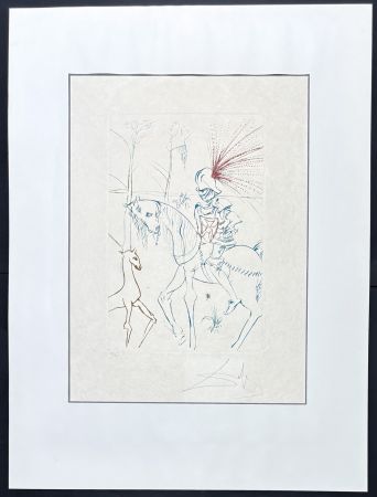Гравюра Dali - Salvador Dalí (1904–1989) - La gué du sang - Drypoint, etching on Japanese paper - 1975