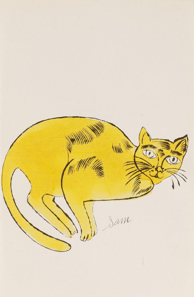 Литография Warhol - Sam (From 25 Cats named Sam and one blue Pussy, FS IV. 67A.)